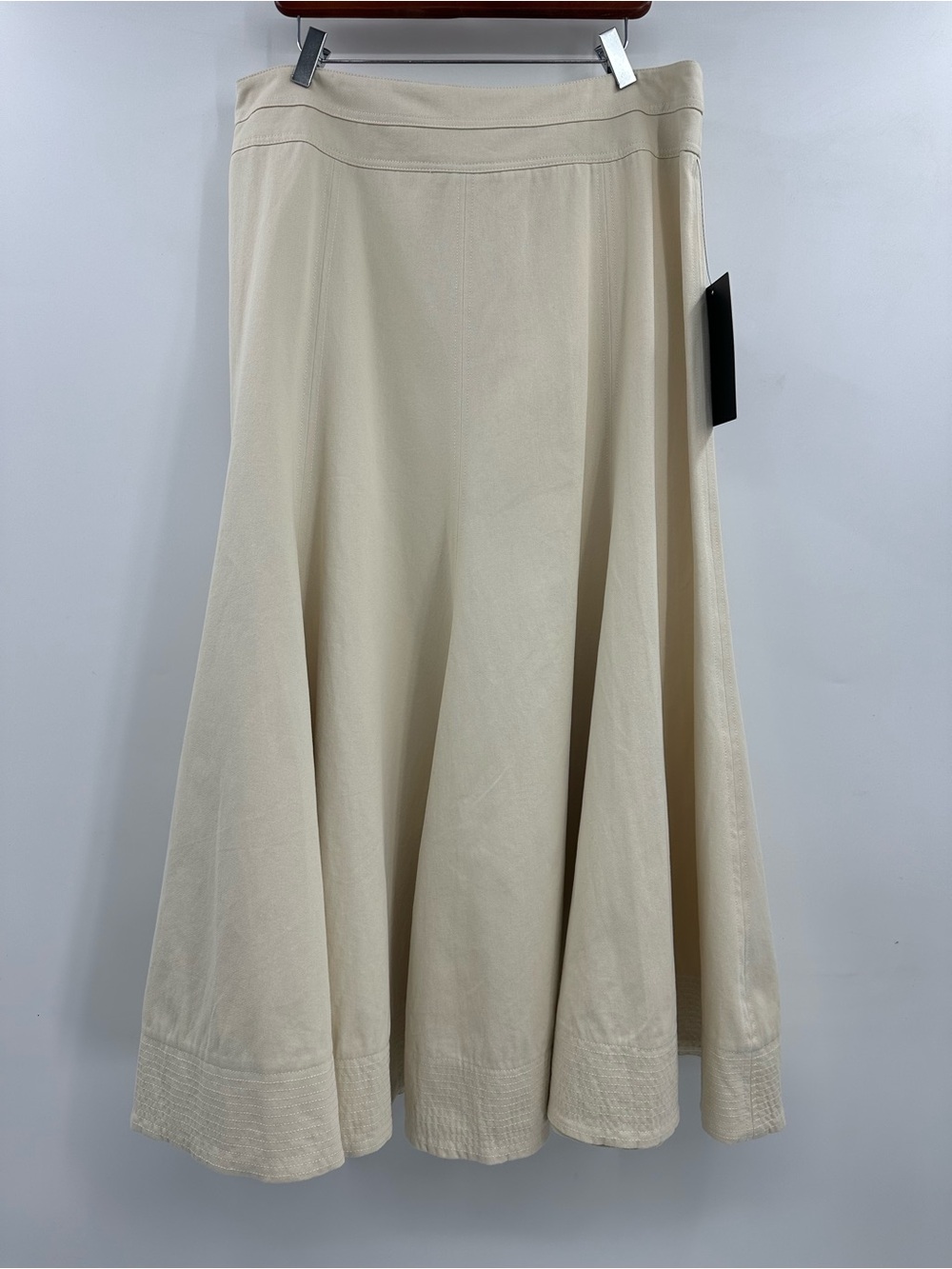NWT Tuckernuck Cream/Stone A-Line Full Midi Skirt